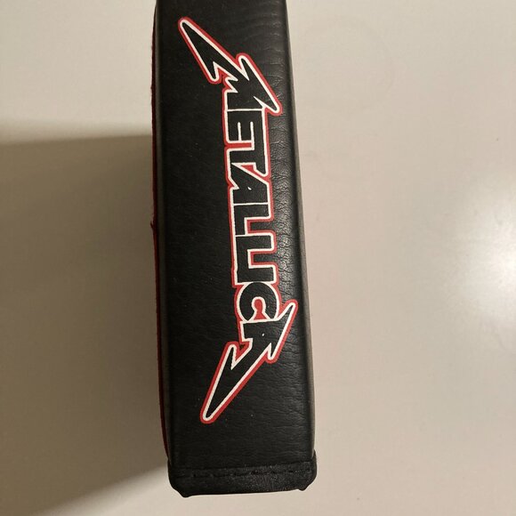 RARE Vintage Metallica Ninja Star CD Disc Holder Zip Case Bioworld Heavy Metal - Picture 4 of 4